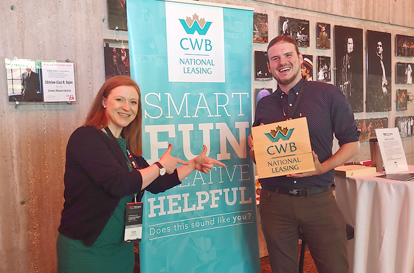 CWB National Leasing employees at TEDxWinnipeg