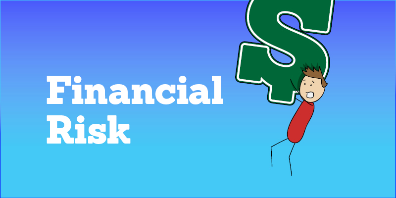 Financial risk – CWB National Leasing mascot, Phil, holds up a large dollar sign