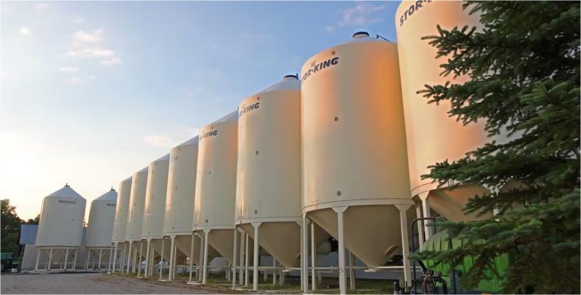 Grain bins