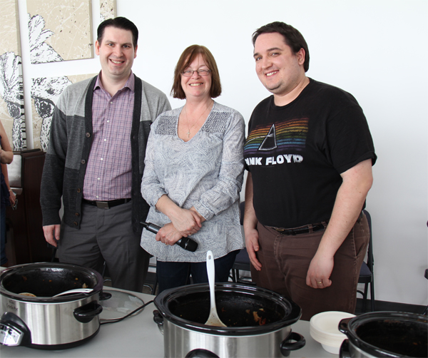 Members of our Collections team hold Chili Bingo fundraiser in support of their Paws in Motion  team, Leashed Lightning