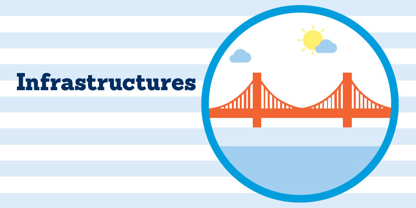 Une illustration d'un pont en construction