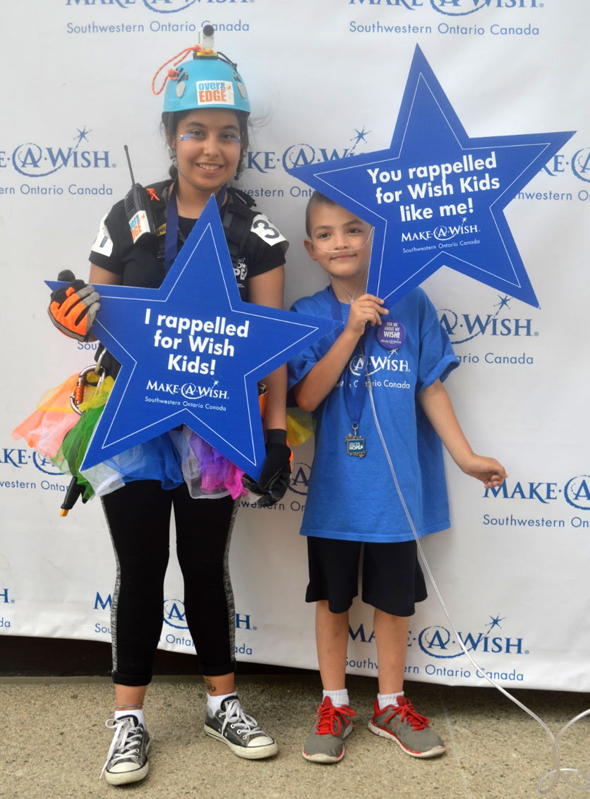Diana with Wish Child Colby at this year’s Rope for Hope London