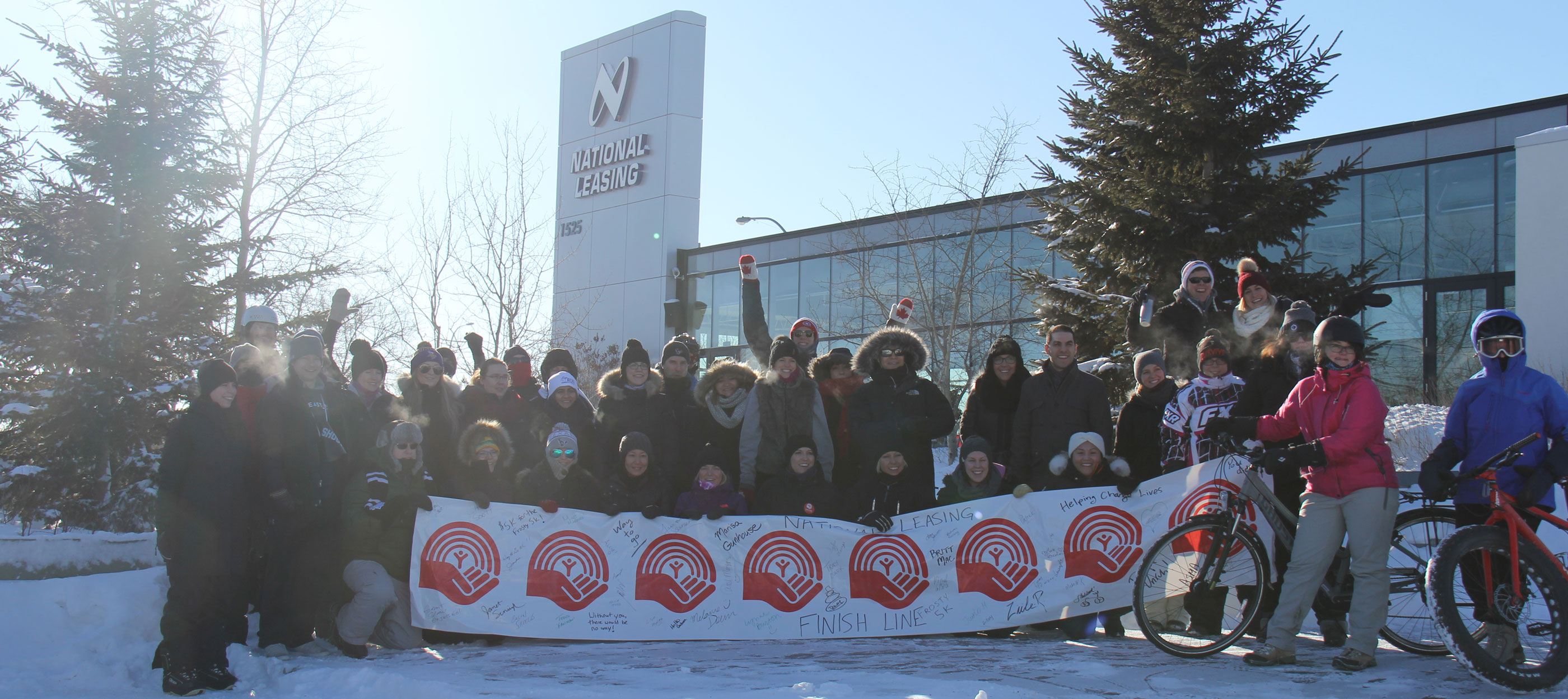 CWB National Leasing’s Frosty 5K participants
