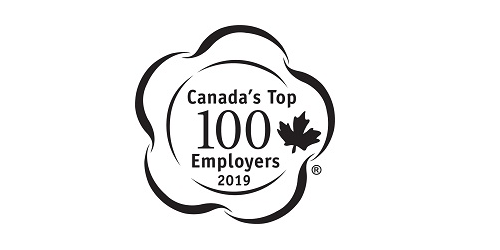 Lauréat au palmarès 2019 des 100 Meilleurs employeurs au Canada
